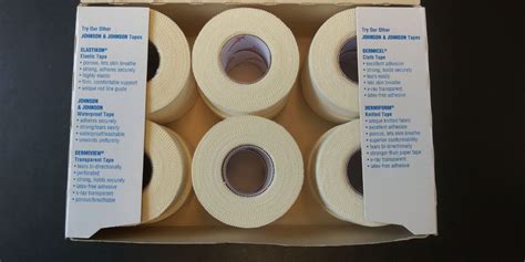 New Johnson Johnson In X Yards Zonas Porous Tape Box Of