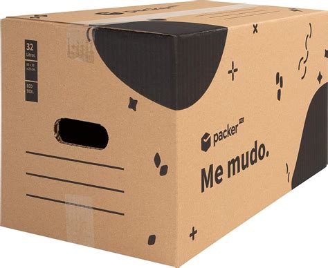 Packer Pro Pack Cajas Carton Para Mudanzas Y Almacenaje Con Asas