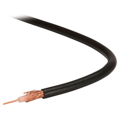 Belden 9201 RG 58 U Coaxial Cable 20 AWG Conductor Bare Copper Braid