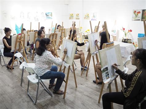 Nude Life Figure Drawing Class Visual Arts Centre Singapore