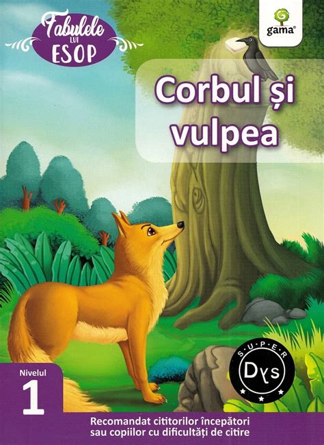 Corbul Si Vulpea Fabulele Lui Esop Nivelul 1 PDF Autor