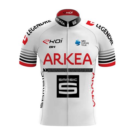 Ekoi Ekoi Arkea Samsic Pro Team Maillot Homme Blanc Private Sport Shop