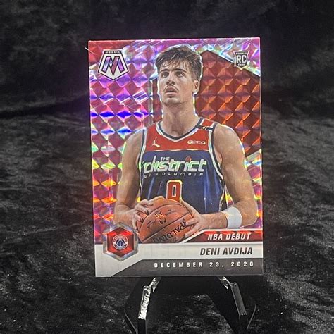 Panini Mosaic Deni Avdija Rookie Nba Debut Pink Prizm Ebay