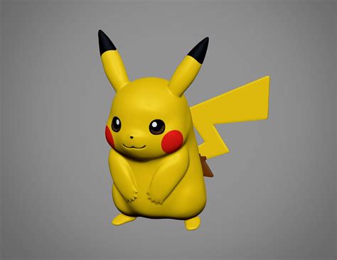 Modello 3d Pikachu Turbosquid 1264841