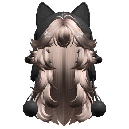 Wolfcut Hair W Cat Ushanka Blonde Brown Roblox