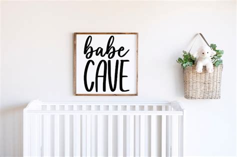 Babe Cave Svg Nursery Sign Svg Girls Room Decor Inspirational Svg