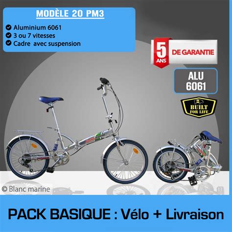 V Lo Pliant Blanc Marine Mod Le Pm Pack Basique