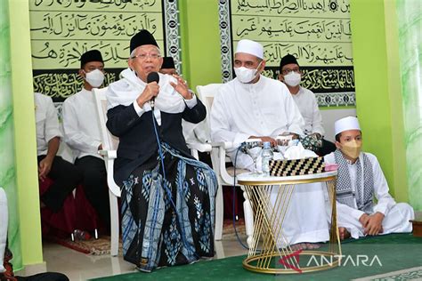 Wapres Hadiri Milad Ke 16 Majelis Dzikir Riyadul Jannah Antara News