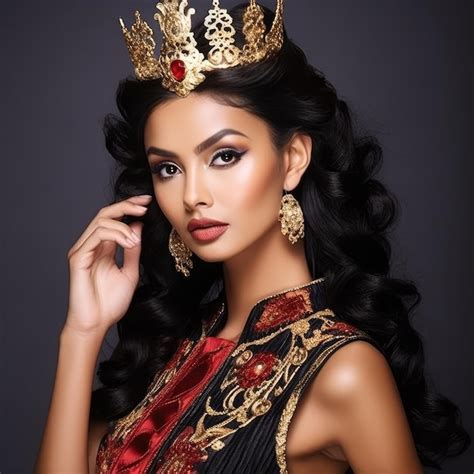 Premium AI Image Model Areca Robin Miss Universe