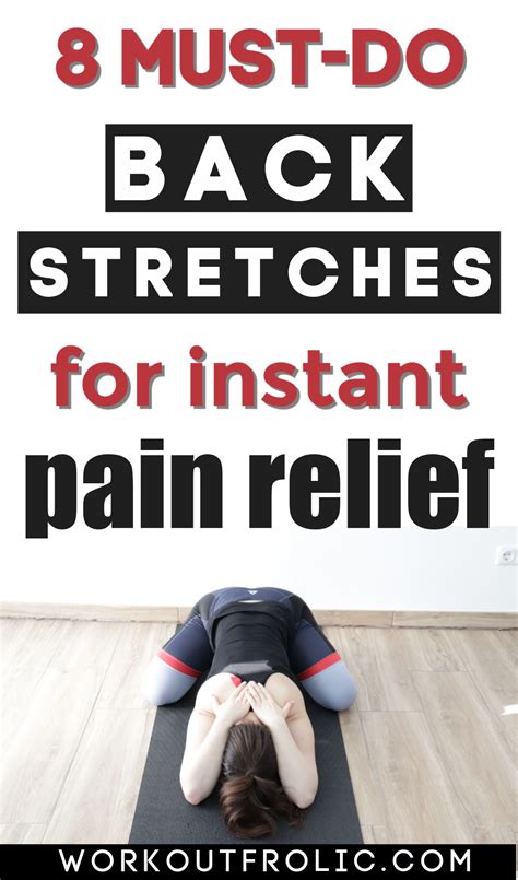 8 Lower Back Stretches To Relieve Tight And Painful Back Lower Back