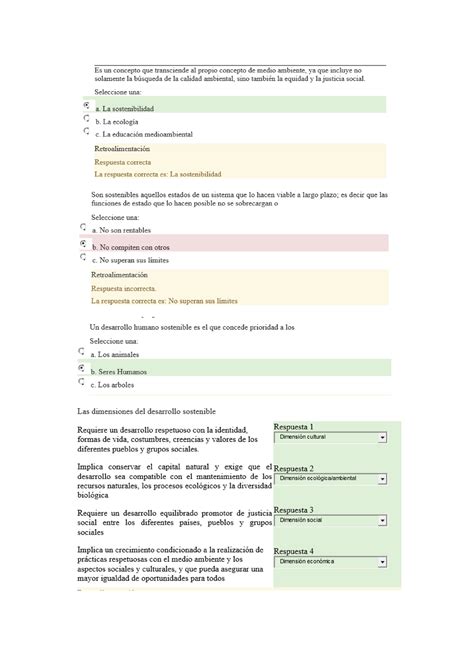 Autoevaluacion Semana Iii Ser Humano Y Desarrollo Sostenible Studocu