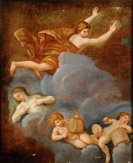 Francesco Albani Figura Allegorica Con Putti Musicanti MutualArt