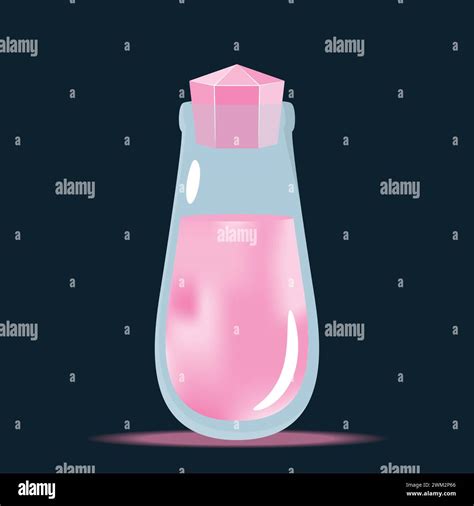 Colored Magical Potion Flask Vector Stock Vector Image And Art Alamy