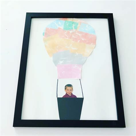 Find the Little Mind: Tissue Paper Bleeding Hot Air Balloons