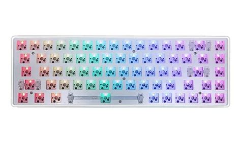 Kit De Teclado Mecânico Portátil Gks Hot Swap Rgb Gaming K Parcelamento sem juros