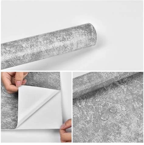 Cement Peel and Stick Wallpaper Canada | Concrete Self Adhesive ...