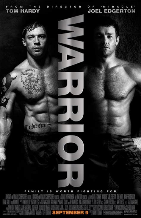 Warrior Poster Tom Hardy And Joel Edgarton Filmofilia