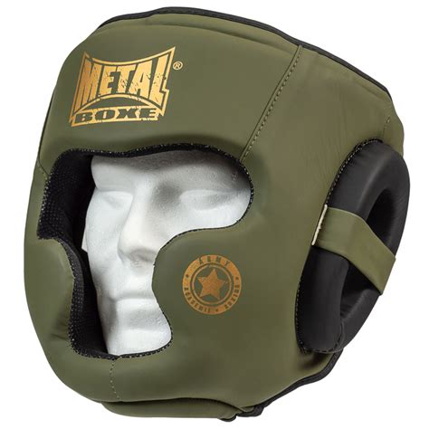 Casque de boxe intégral Métal boxe Military lecoinduring