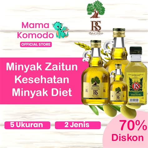 Jual Minyak Zaitun Extra Virgin Olive Oil Hpai Evoo Mpasi Masak Untuk