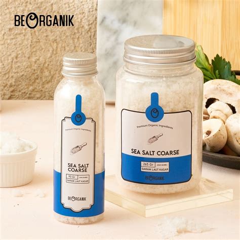 Beorganik Natural Sea Salt Coarse Garam Laut Organik Kasar Beorganik Official Store