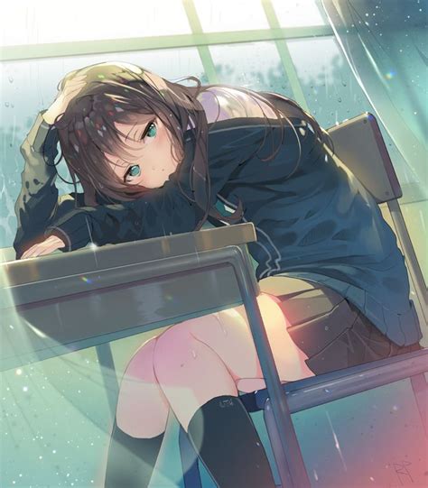 Repi The Idolm Ster Cinderella Girls Shibuya Rin Sitting On Chair