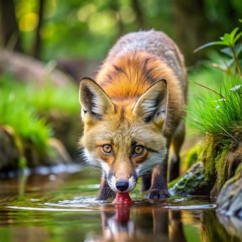 Fox Drinking Water Images Free Download On Freepik