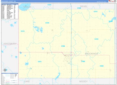 Maps Of Brookings County South Dakota