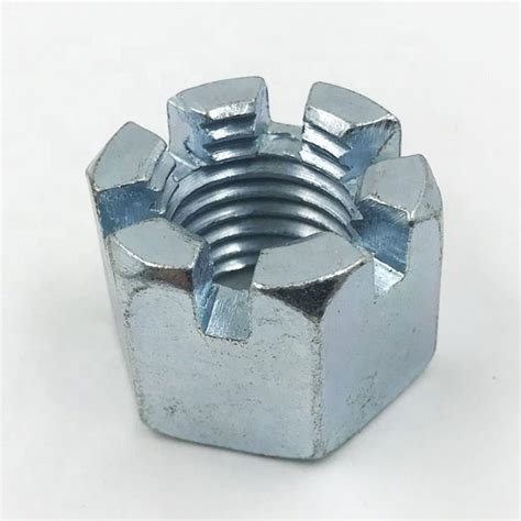 Polished 40mm Mild Steel Castle Nut Service Provider For Construction