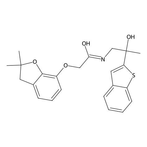 Buy N 2 Benzo B Thiophen 2 Yl 2 Hydroxypropyl 2 2 2 Dimethyl 2 3