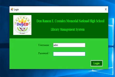 Library Management System In Vb Net And Ms Access Database With Full