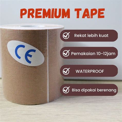 Jual BRA TAPE SKIN NUDE TRANSTAPE WANITA BREAST BINDER Bratape Shopee Indonesia