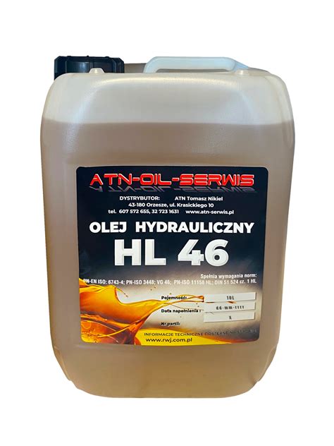 Olej Hydrauliczny Hl L Sklep Olejowy Pl Oficjalny Dystrybutor