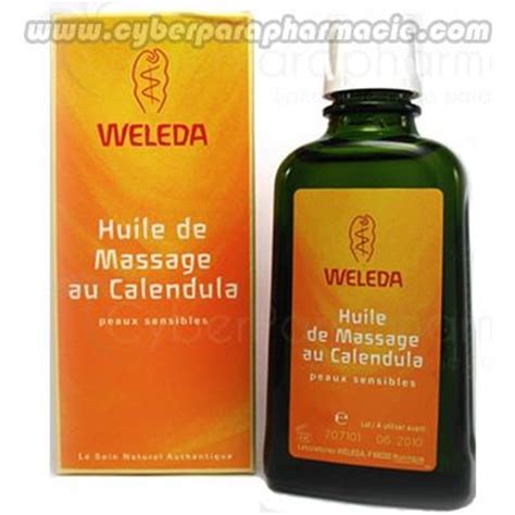 HUILE DE MASSAGE PEAUX SENSIBLES Calendula 100 Ml