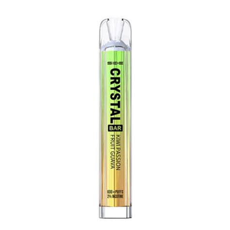 Ske Crystal Bar Disposable Vape Kiwi Passion Fruit Guava Flavour