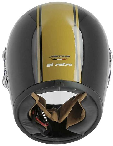 Helm Moto Integral Individuelle Astone Gt Retro Matte Black Gold Online