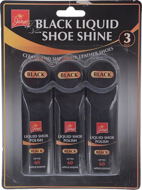 Black Liquid Shoe Shine Polish 3pack Uk Fashion