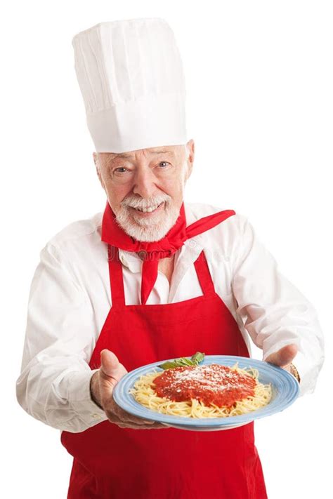 Italian Chef Isolated Stock Photo Image Of Homemade 42889628