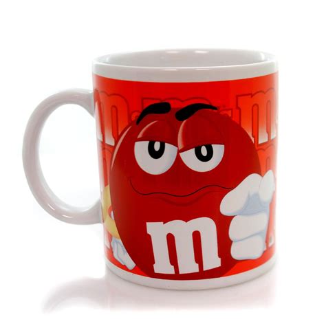 Licensed M And M Red Mug Ceramic Mars Chocolates Coffee Mmm12 In 2021