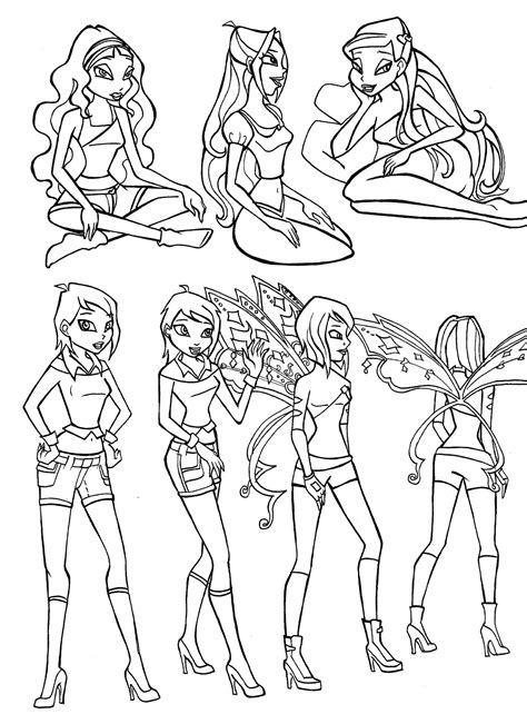 Disegni Delle Winx Da Stampare E Colorare Images And Photos Finder