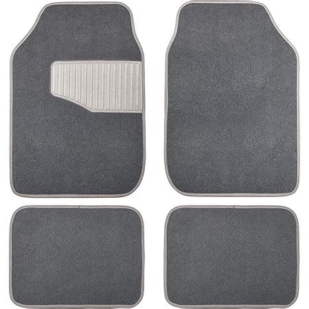 Amazon Automotive Floor Mats Black Universal Fit Heavy Duty Rubber