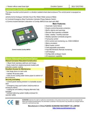 Kva Uk Perkins With Leroy Somer Data Sheet Pdf