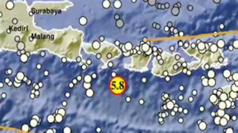 Gempa Magnitudo Mengguncang Bali Getarannya Terasa Sampai Di