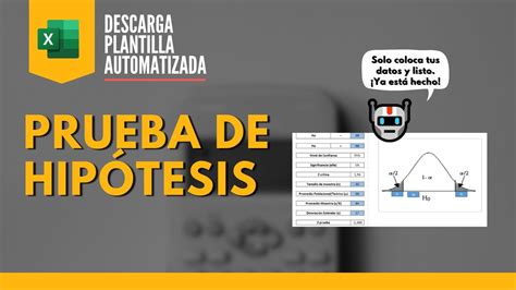 Prueba De Hipótesis En Excel 🟩 Automatizada 🤖 Contraste De Hipótesis