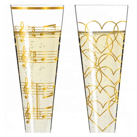 RITZENHOFF Champagnerglas Goldnacht Set