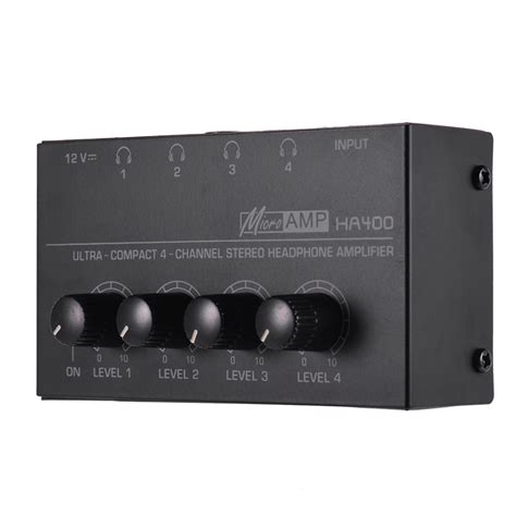 Ha Ultra Compact Channels Mini Audio Stereo Headphone Amplifier