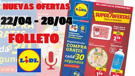 PRÓXIMA SEMANA LIDL CATÁLOGO DEL 22 AL 28 DE ABRIL DE 2024 YouTube