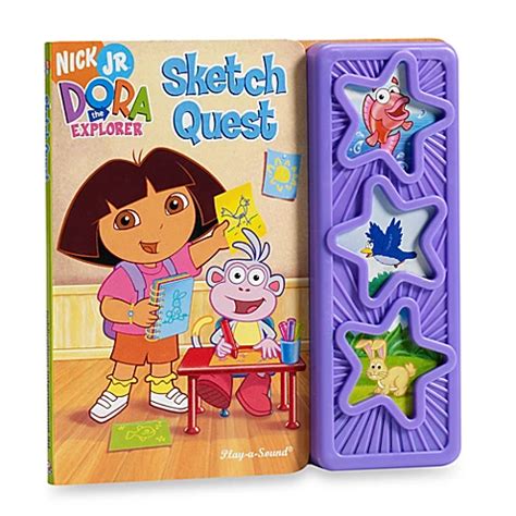 Dora the Explorer Three Button Sound Book - Bed Bath & Beyond