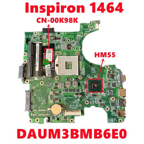 CN 00K98K 00K98K 0K98K For Dell Inspiron 1464 Laptop Motherboard