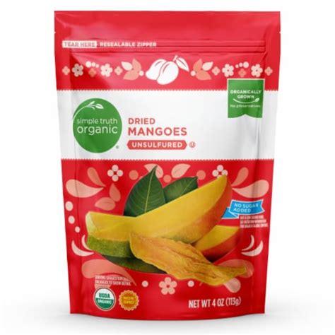 Simple Truth Organic® Dried Mangoes 4 Oz King Soopers