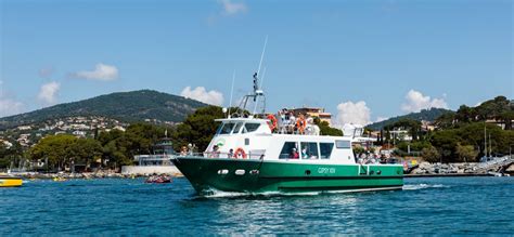 Navettes Bateaux Verts Les Issambres à Saint Tropez Estérel Côte d Azur